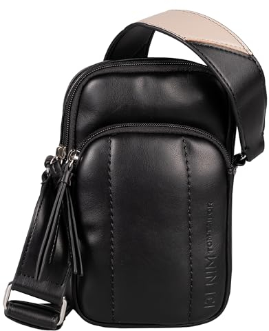 TOM TAILOR Denim Allya Damen Hobo Bag Schultertasche Klein Schwarz