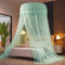 Koomuao Moskitonetz Doppelbett 120x270x1200cm, Großes Moskitonetz Bett mit Klebehaken Schrauben, Moskitonetz Baldachin Hängendes, Feinmaschiges Betthimmel Mückennetz für Zuhause und Reisen (Grün)