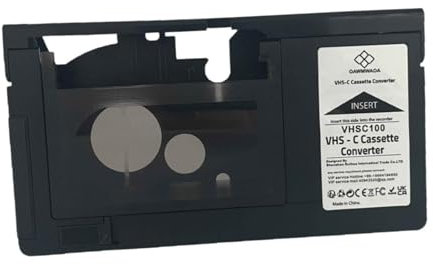 BaotyJie Magnetoscope VHS Cassette Magnetoscope Lecteur VHS, Magnétoscope VHS Neuf Lecteur VHS Cassette Video, Adaptateur Cassette VHS Lecteur Cassette Mini DV