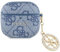 CG Mobile Guess 4G Strass Charm Fall für AirPods 4 (Blau)