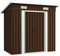 Verderoom Capanno Attrezzi Giardino Marrone 194x121x181 cm in Acciaio, Capanno Attrezzi, Casetta da Giardino, Capanno, Casetta da Esterno, Casetta Attrezzi, Box Giardino