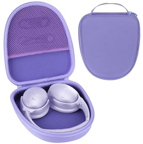 RIYADAone Hartschalen Schutzhüllen Tasche Geeignet für Bose QuietComfort/QC 45/Ultra/25/35/45 SE Noise Cancelling Kopfhörer (Lila)
