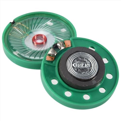 Lafeier 36Mm Diameter Aluminum Shell Internal Magnet Speaker 16 Ohm 0.25W 2Pcs