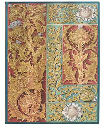 Wild Thistle (Vox Botanica) Ultra Lined Softcover Flexi Journal: Flexi softcover, 100 gsm, ribbon marker, memento pouch, elastic closure