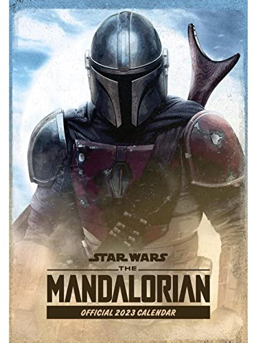 Star Wars: The Mandalorian Kalender 2023 – Monatsansicht Poster-Kalender 30 cm x 42 cm – offizieller Merchandise-Artikel