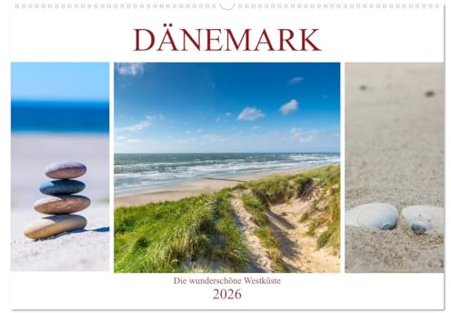 Dänemark - Die wunderschöne Westküste (Wandkalender 2026 DIN A2 quer), CALVENDO Monatskalender: Stimmungsvolle Naturlandschaften an der Nordsee (CALVENDO Orte)