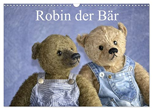 Robin der Bär (Wandkalender 2026 DIN A3 quer), CALVENDO Monatskalender: Seit vielen Jahren stellt Marie umwerfende Teddybären her (CALVENDO Kunst)