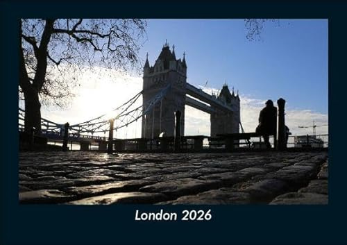 London 2026 Fotokalender DIN A5: Monatskalender mit Bild-Motiven aus Orten und Städten, Ländern und Kontinenten