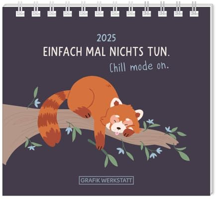 Mini-Kalender 2025 Einfach mal nichts tun.: Mini-Kalender