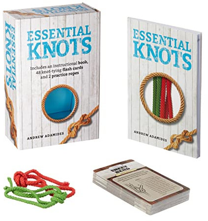 Essential Knots Kit: Includes Instructional Book, 48 Knot Tying Flash Cards and 2 Practice Ropes (Arcturus Leisure Kits)