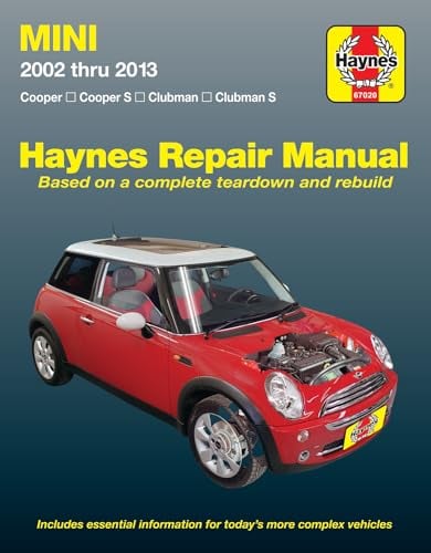 MINI ('02-'13): Cooper, Cooper S, Clubman, Clubman S (Haynes Automotive Repair Manual)