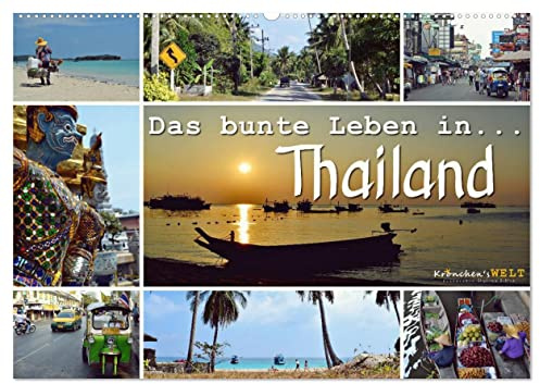 Das bunte Leben in Thailand (Wandkalender 2026 DIN A2 quer), CALVENDO Monatskalender: Eine Reise durch Thailand ... (CALVENDO Orte)