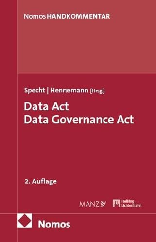 Data Act. Data Governance Act: DA, DGA: Handkommentar