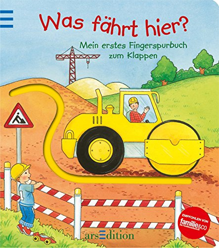 Was fährt hier?: Mein erstes Fingerspurbuch zum Klappen