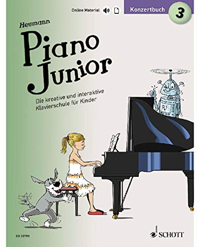 Piano Junior: Konzertbuch 3: Leichte Vortragsstücke zur Klavierschule. Band 3. Klavier. (Piano Junior - deutsche Ausgabe, Band 3)