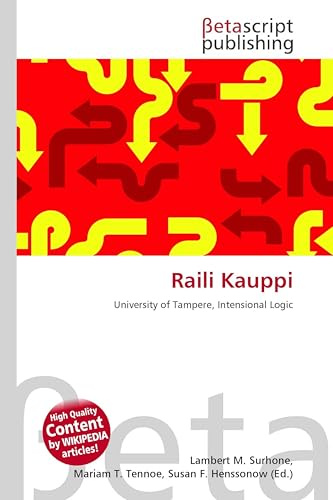 Raili Kauppi: University of Tampere, Intensional Logic