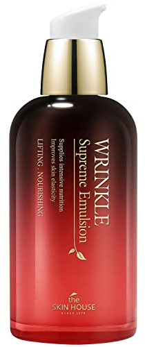 The Skin House Wrinkle Supreme Emulsion 130 ml aktiviert die Regenerationsprozesse The Skin House Wrinkle Supreme Emulsion, 4,4 oz
