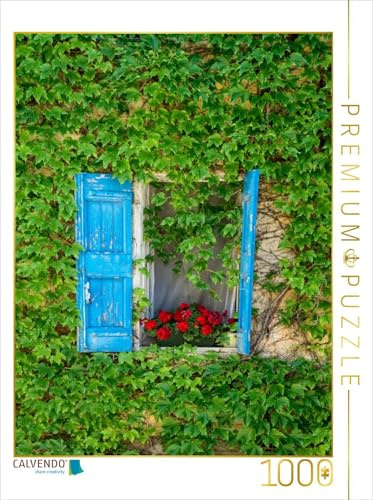 CALVENDO Puzzle Fenster in Bonnieux | 1000 Teile Lege-Größe 48 x 64 cm Foto-Puzzle für glückliche Stunden