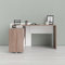 L-Shape Home Office Function Plus Desk in White/Truffle