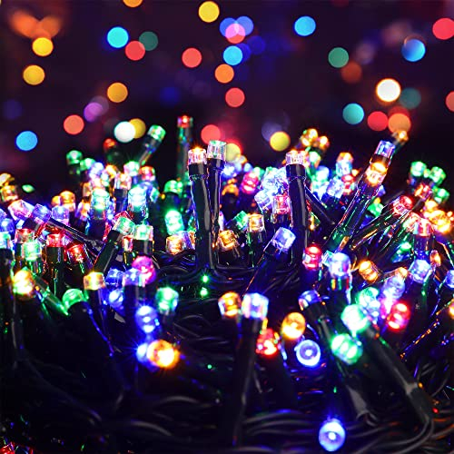 PhilzOps Luci di Natale Esterno 1000 LEDs 25M Catena Luminosa con Spina 8 Modalità Impermeabile Stringa Luci per Natale Halloween Interno Cameretta Nozze Casa Festa Giardino Matrimonio, Multicolore