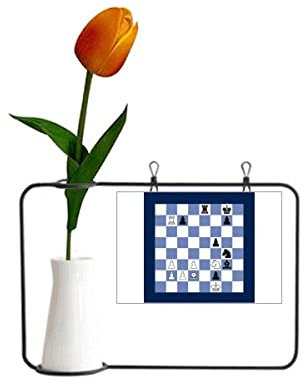 International Chess Composition Taktische Tulpe Künstliche Blumenvase Dekoration Karte