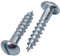 SKIR'CO (30 pièces) Vis à Bois Acier Zingué 4.0 x 20 mm, Vis à Bois Tête Ronde Fendue, Vis DIN 96