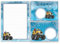 Briefpapier-Set Briefblock mit Umschlag für Kinder Jungen Monster-Truck Auto Kindermotiv Jungs (Block A5 mit 25 Blätter + 15 Umschläge)