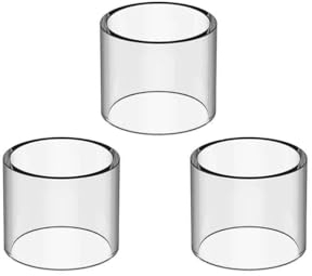 WratryParts - Tanque de tubo de vidrio recto transparente de repuesto para tanque Wotofo Serpent Mini 22 RTA (recto)