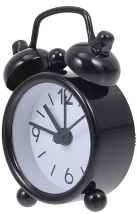 Zerodeko Modell kleiner Wecker kulich Form tatsächl longevity hochstihl pürblack black-ish mikrowe Langlebigkeit blackh micro swor Mini Dekorationen Soldat Kind Requisiten Metall