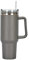 HshDUti 40oz Stainless Steel Vacuum Insulated Cup Double Wall Travel Flask Car Coffee Mug Tumbler with Lid and Straw for Water, Iced Tea or Coffee, Smoothie and More (Grey)
