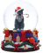 Nemesis Now Krampuss Schneekugel Kunstharz Glaskugel Lisa Parker Merchandise Krampuss Kunstwerk Katze mit Zuckerstange Schneekugel aus feinstem Harz gegossen fachmännisch handbemalt