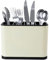 Asdazrxy Scolaposate Acciaio, Scola Posate Da Cucina, Scolaposate Da Lavello, Porta Posate da Tavola, 4 Scomparti, per Riporre Bacchette, Coltelli, Forchette, Ecc