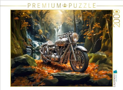 CALVENDO Puzzle Rast am Wasserfall | 2000 Teile Lege-Größe 90 x 67 cm Foto-Puzzle für glückliche Stunden