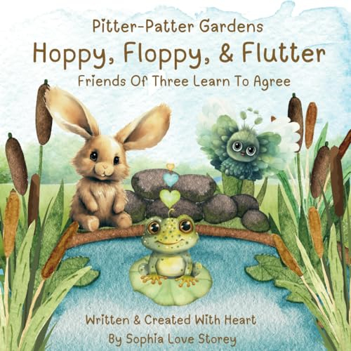 Pitter-Patter Gardens, Hoppy, Floppy, & Flutter: Friends Of Three Learn To Agree