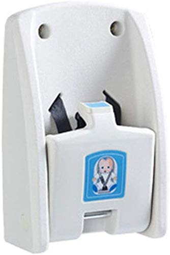 An der Wand montierte Babypflegestation, faltbare Sicherheitssitze, Wickeltisch, Badezimmer, öffentliche Orte, weiß