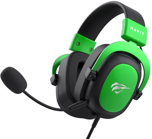Havit Gamenote H2002D Gaming Headset mit Mikrofon - Grün/Schwarz