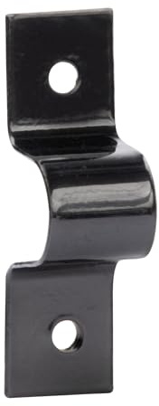 Alberts 863449 Schlaufe | galvanisch blau verzinkt | schwarz, kunststoffbeschichtet | 15 x 20 mm | 20er Set