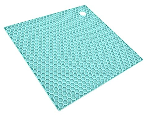 Cabilock Cooking Heating Pad for Kitchen Heat Insulation Pad Kitchen Table Mat Non Pot Holder Heat Resistant Pad Silicone Kitchen Mat Random Color