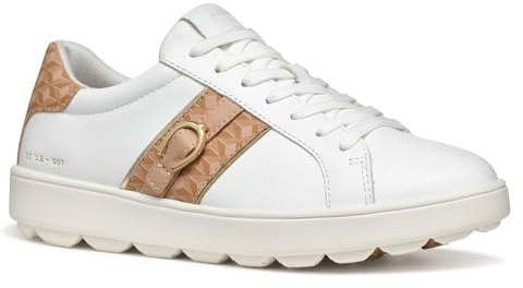 Geox Damen - Sneaker SPHERICA ECUB in weiß Glattleder