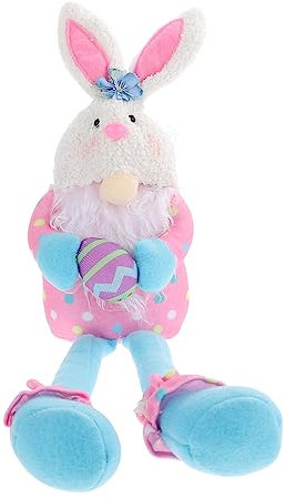 VICASKY 1Stk Kaninchen-Verzierung für kinderspielzeug wohnaccessoires hasenfiguren Children Toys Cartoon-Hase- langbeiniger Hase Hasenspielzeug Polyester Blue