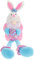 VICASKY 1Stk Kaninchen-Verzierung für kinderspielzeug wohnaccessoires hasenfiguren Children Toys Cartoon-Hase- langbeiniger Hase Hasenspielzeug Polyester Blue