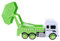 Itonash Simulation Müllwagen Spielzeughygie LKW Modell Bildungsberater Modell für Kinder Kids Mülleimer Truck Spielzeug Geeignet Zum Spielen mit den Eltern und die Verbesserung der