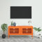 MOBCANT TV-Schrank, Sideboard TV-Table TV-Tisch TV-ständer Geeignet für Hotel Wohnbereich Wohnung Büro Orange 105x35x50 cm Stahl