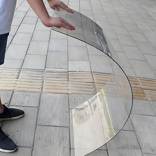 Kgfvesdc Paneles Rígidos de Policarbonato Transparente(esp:1.5mm),Planchas Transparentes Tejados,Excelente transmisión de luz,Protección UV, para techos paneles de repuesto,Cochera Cubierta Toldo