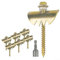 Besshepplo Fence Nails Heavy Duty Wire Fencing Heavy Duty Cat Claw Fastening Kit For Chicken Wire Mesh Garden Post Installation Garden Mesh Wire Installation