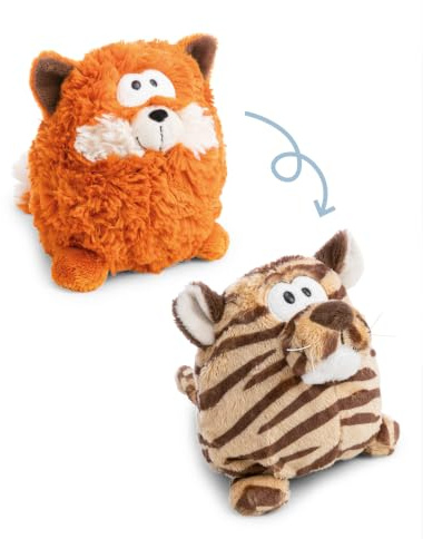 NICI Kuscheltier Fuchs mit Wendefunktion 15cm 2 in 1 - orange - Weiches NICI-Plüschtier – Ideal zum Kuscheln, Spielen und als Begleiter zu Hause, im Kindergarten oder unterwegs | 62993