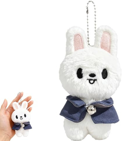 YANGUN Plüschpuppe Schlüsselanhänger, 12cm Sk-zoo plush, Kuscheltier STAY Jiniret/Wolf Chan/Leebit/Puppym, Rucksackanhänger, Sammlerstück Schlüsselbund Anhänger