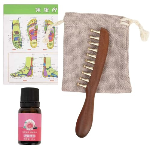 Kopfhautmassagekamm Für Haarwachstum Kopf Gua-Sha Werkzeuge | Gua Sha Kopfmassagebürste Für Frauen Männer Erwachsene Senioren Zuhause Büro Wohnung Reisende Spa Liebhaber Salon Tägliche