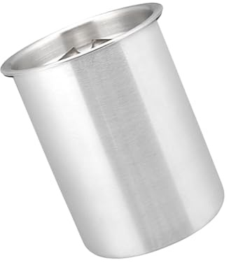 Cenicero ventilado para interiores y exteriores, forma de embudo, fácil diseño sin humo, cenicero de acero inoxidable con tapa
