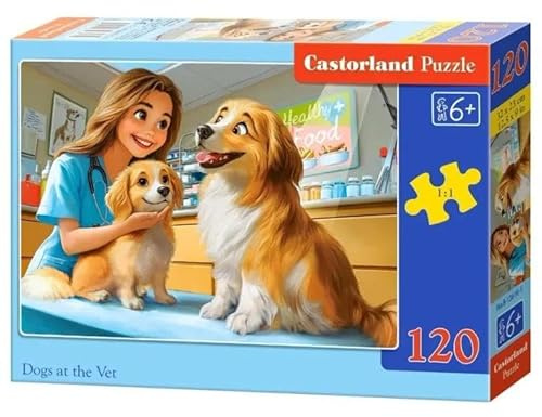Puzzle 120 Dogs at the Vet CASTOR